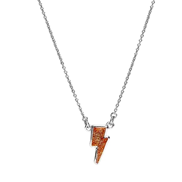 Coach Lightning Bolt Necklace . New‎ no tag . - Picture 1 of 5